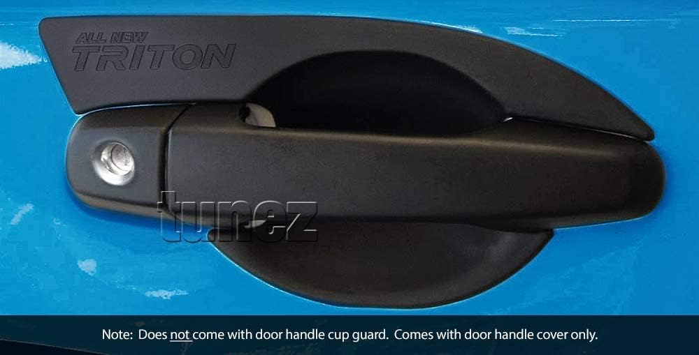 TUNEZ® Türgriff Schutz Abdeckungs Ordnung für L200 Triton Barbarian X Krieger Challenger 4 Leben GLX