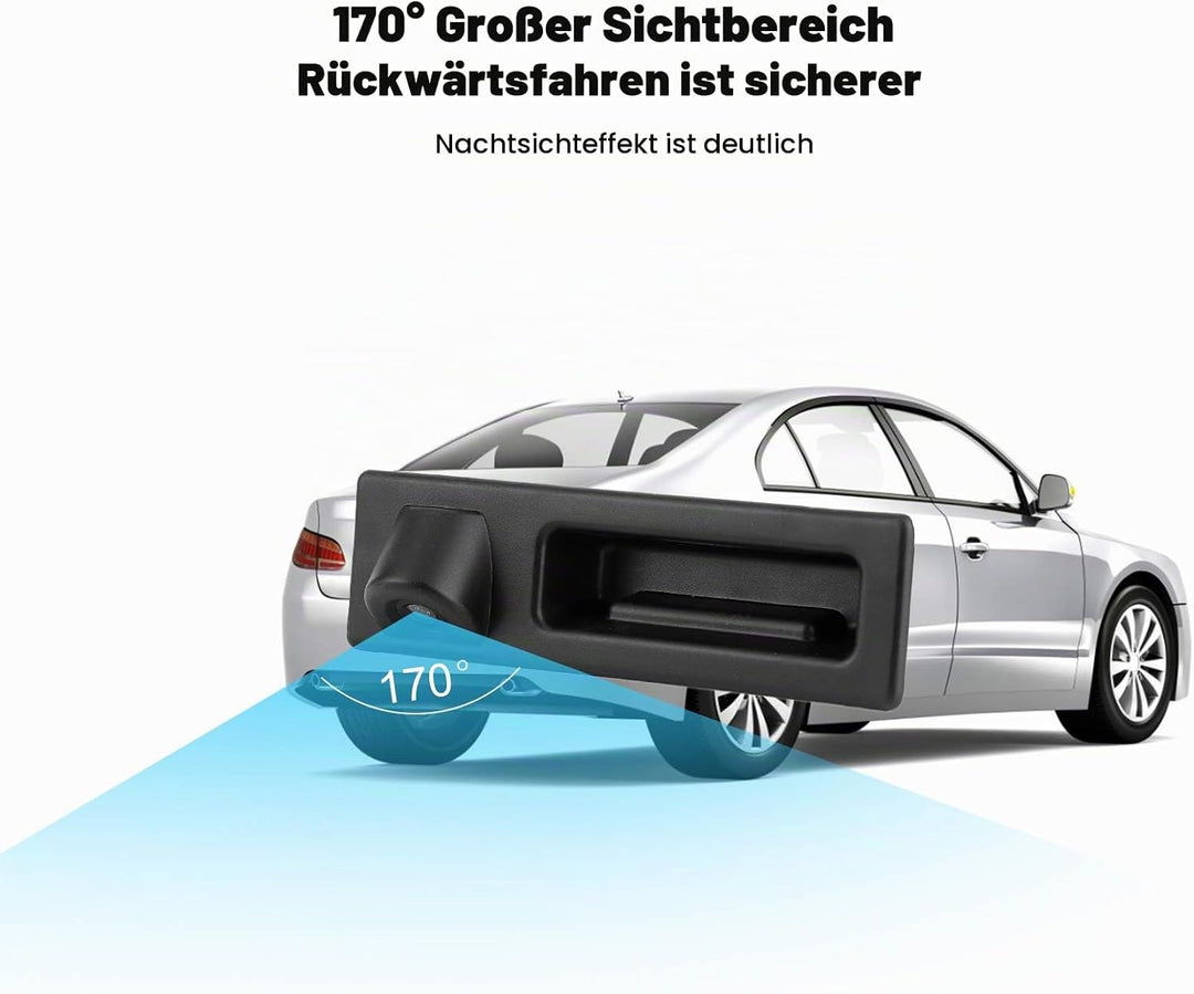 Car Backup Rückfahrkamera HD Fahrzeugparken Rückwärts Digitalkamera 170 ° Weitwinkel Wasserdicht Pas