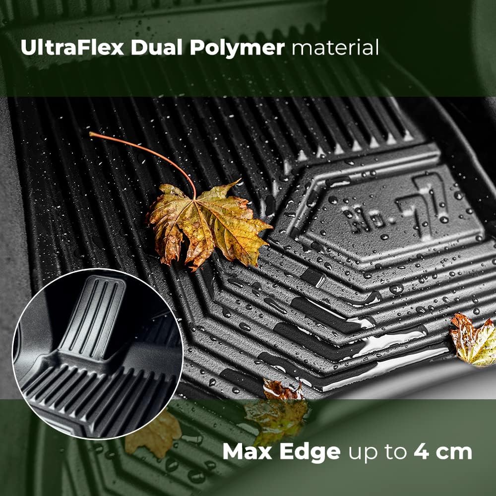 FROGUM No.77 Gummimatten Ganzjahresset von Auto Fussmatten Autofussmatten für Dacia Duster I 2010-20