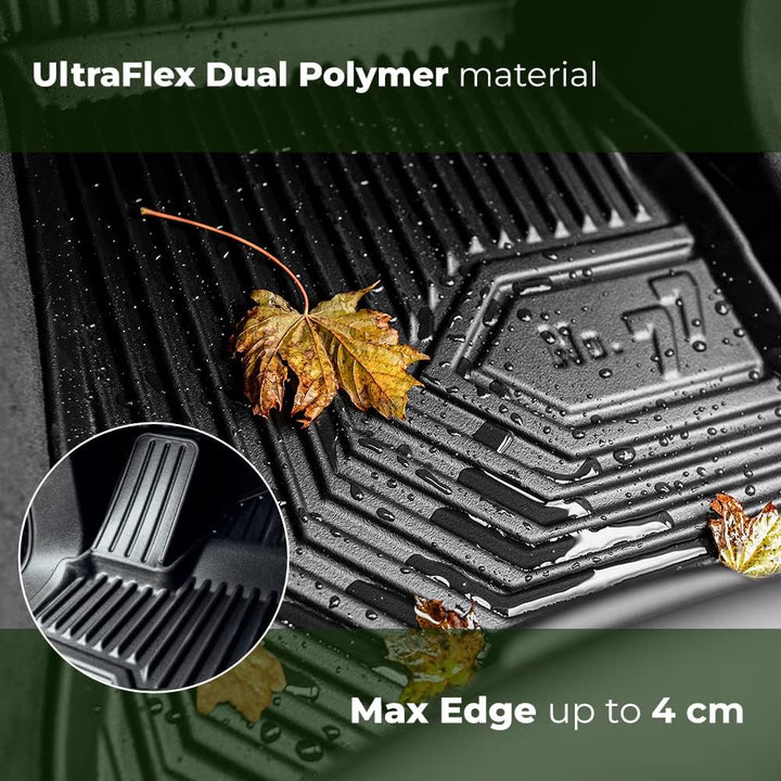 FROGUM No.77 Gummimatten Ganzjahresset von Auto Fussmatten Autofussmatten für Dacia Duster I 2010-20