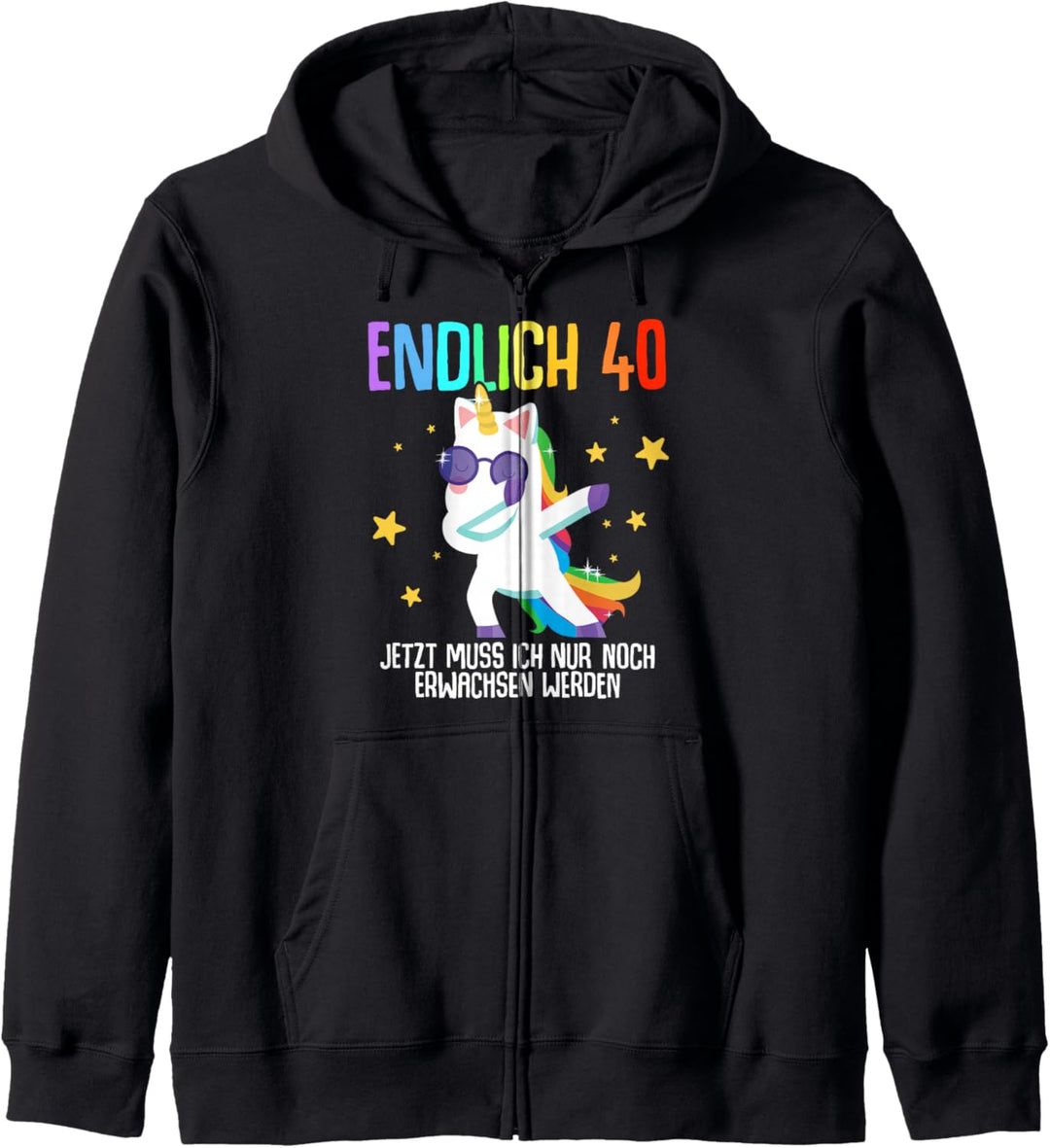 40. Geburtstag Mann Frau 40 Jahre 1984 Deko Lustig Geschenk Kapuzenjacke