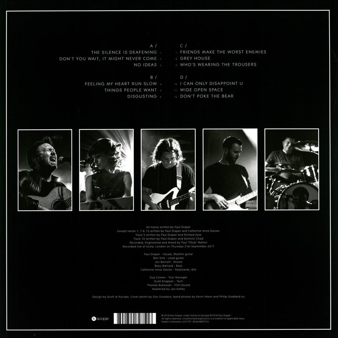 Live at Scala, Vinyl