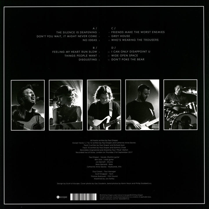 Live at Scala, Vinyl