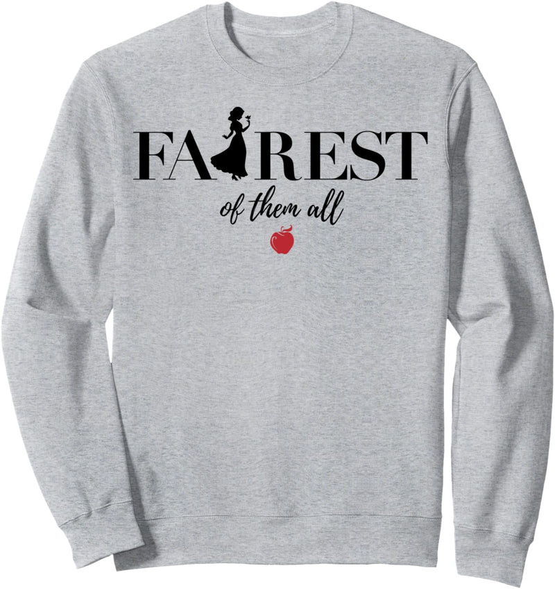 Disney Snow White Fairest Of Them All Silhouette Quote Sweatshirt