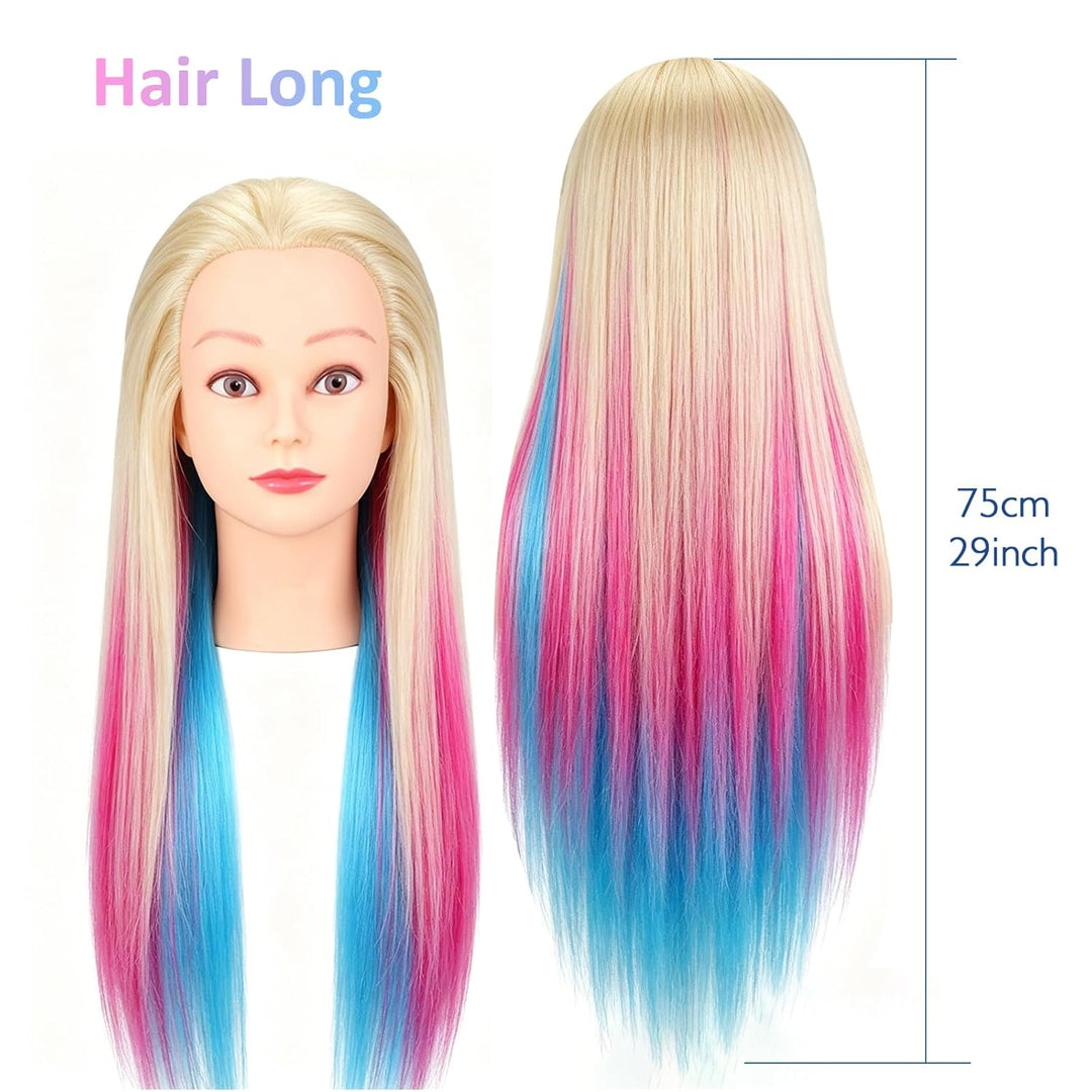 TopDirect 75cm/29.5 Zoll Trainingsköpfe für Friseure Übungskopf Friseurkopf Friseursalon Puppenkopf