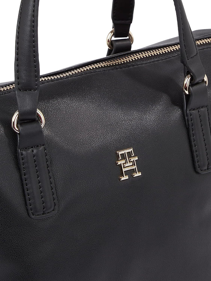 Tommy Hilfiger Damen Umhängetasche Poppy Plus Mittelgross Einheitsgrösse Schwarz, Einheitsgrösse Sch