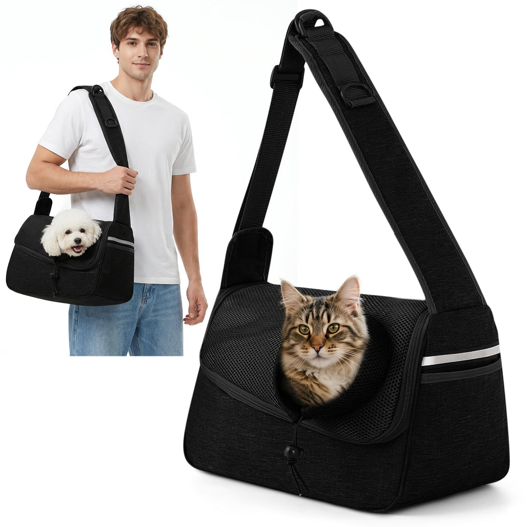 ALLSOPETS Hundetasche Tragetuch Hund Schultertasche Katzentragetasche Haustiere Tasche für Katzen un