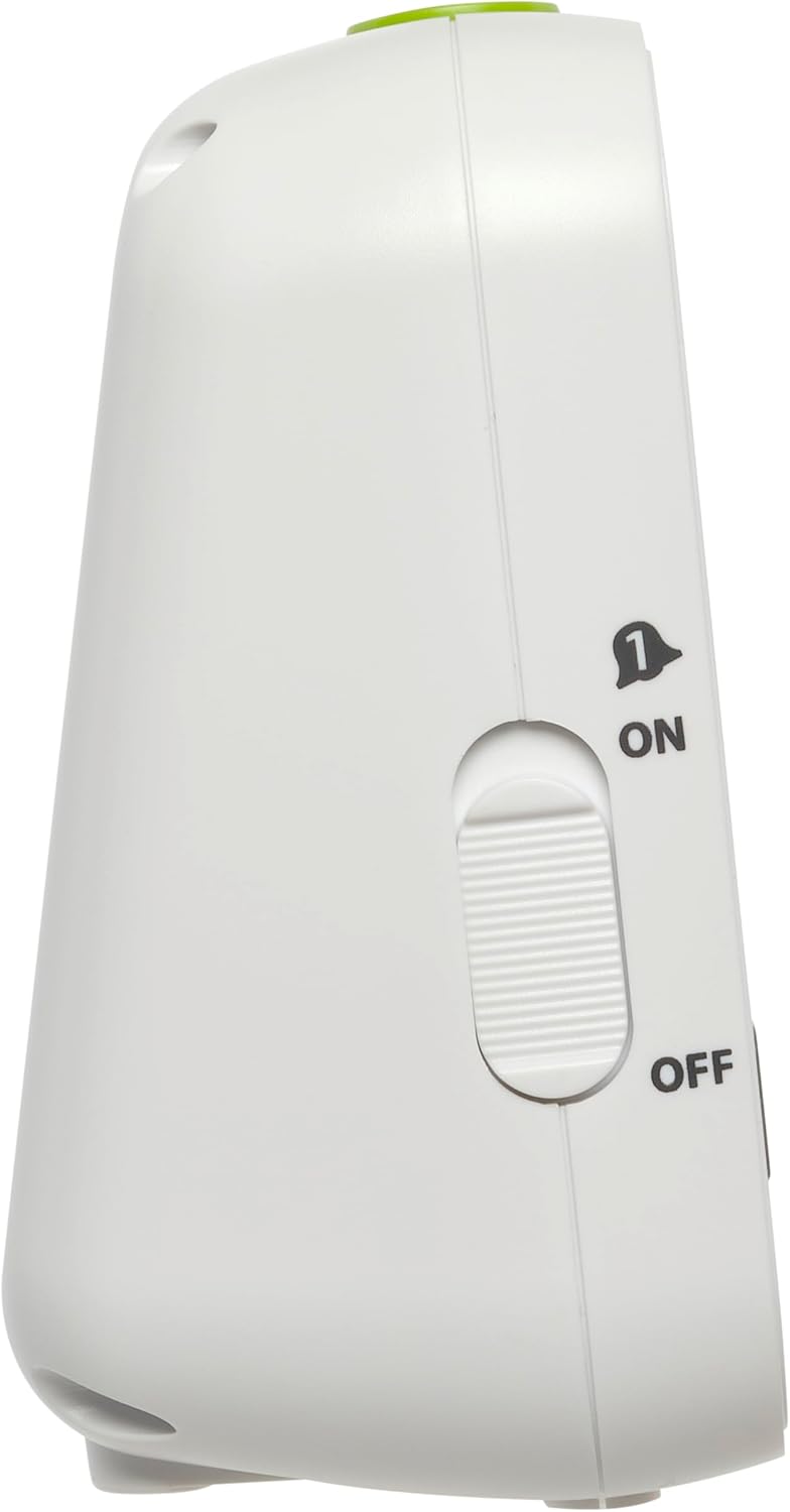 TFA Dostmann Boom Funkwecker, Laut mit Vibrationsalarm, Snooze-Funktion, einstellbare Lautstärke und