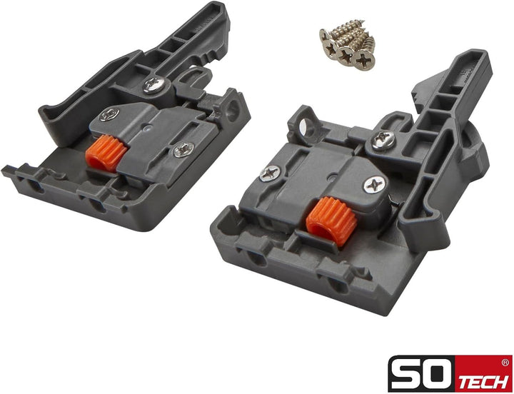 SOTECH 1 Paar FullSlide Vollauszüge UV2-35-K1D-L300-SC für Holzschublade 300 mm Schubladenschienen b