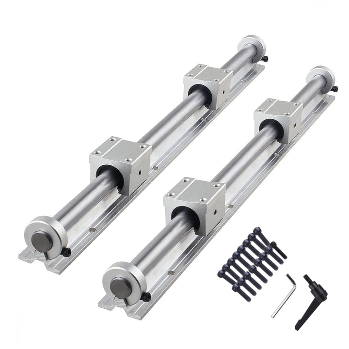 CNCYEAH 2 stücke Linearführung SBR16-400mm Linearführungsschiene + 4 Stücke SBR16UU lagerblöcken + 4