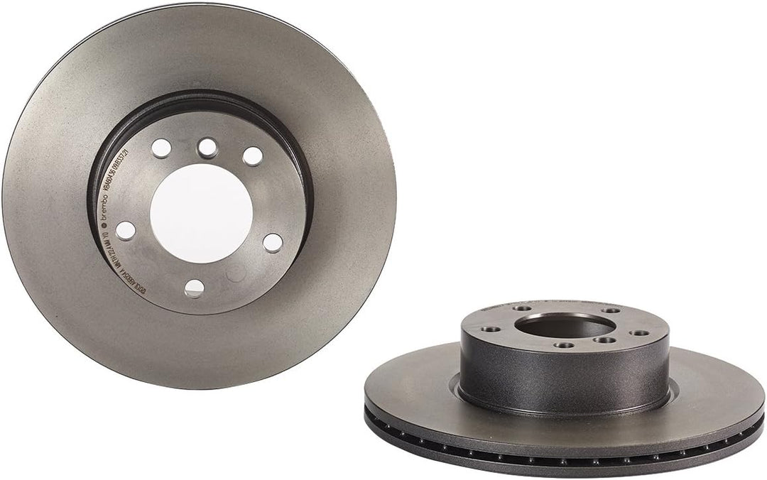 Brembo 09.B337.21 Vordere Bremsscheibe mit UV Lackierung & P 06 055 Bremsbelagsatz, Scheibenbremse -