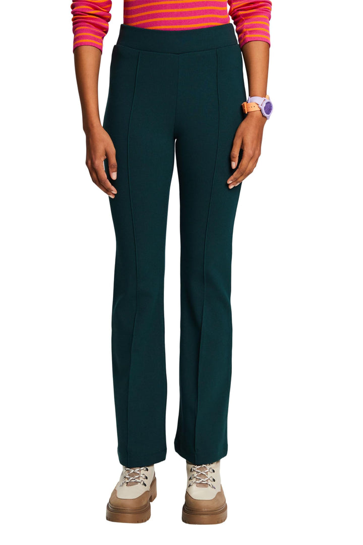 ESPRIT Damen Hose, 305/Emerald Green