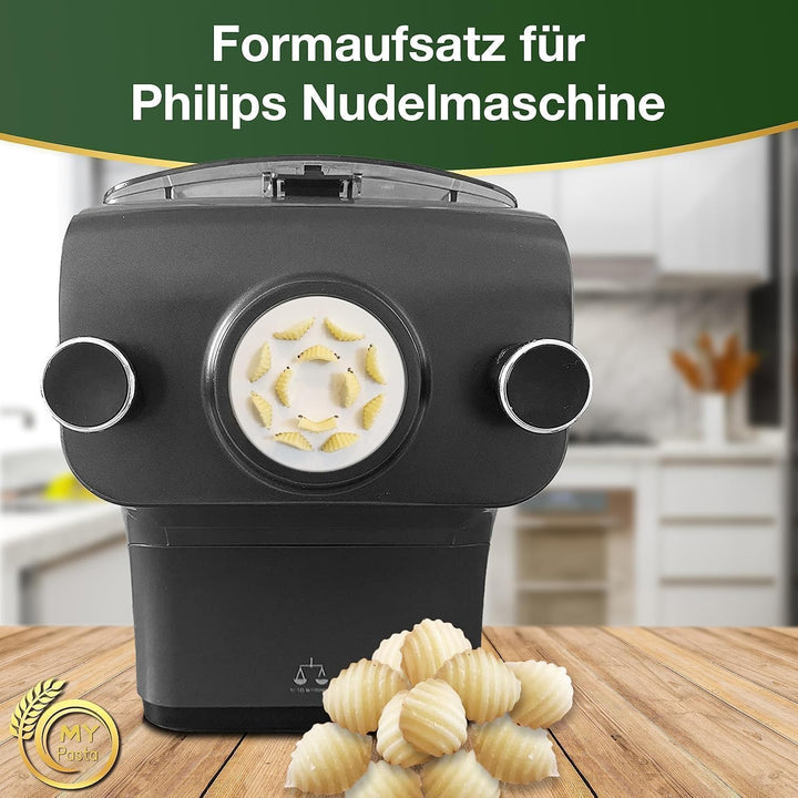 MY PASTA - Conchiglie Rigate S - Zubehör Für Pastamaker - Pasta Disc Kompatibel Mit Philips Pasta Ma