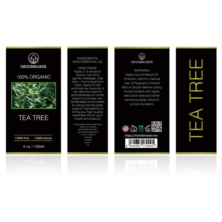 Teebaum ätherisches Öl - 100% rein & natürlich therapeutisch - Bestes Geschenkpaket für Männer und F