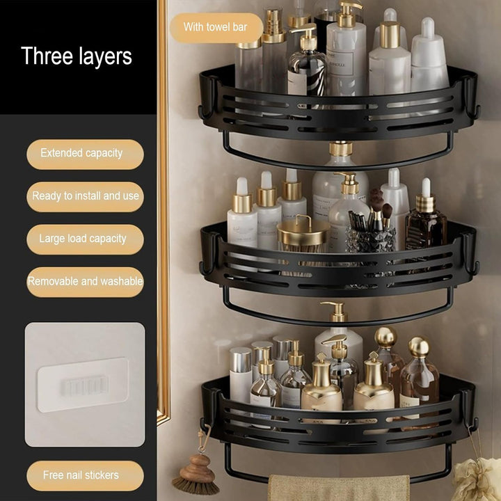 3er-Pack Dusch-/Küchen-Organizer, Caddy, Badezimmer-Caddy, wasserdicht, grosses Fassungsvermögen, Ku