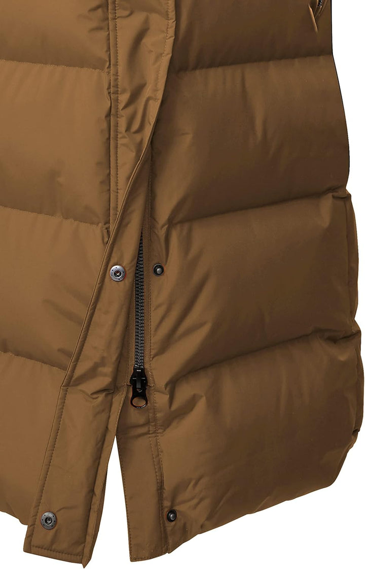 G.I.G.A. DX Damen Steppweste/Funktionsweste in Daunenoptik mit Kapuze 34 hellbraun, 34 hellbraun