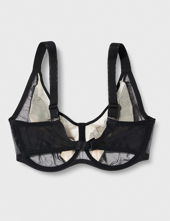 Gorteks Damen Heidi BH 65E Schwarz, 65E Schwarz