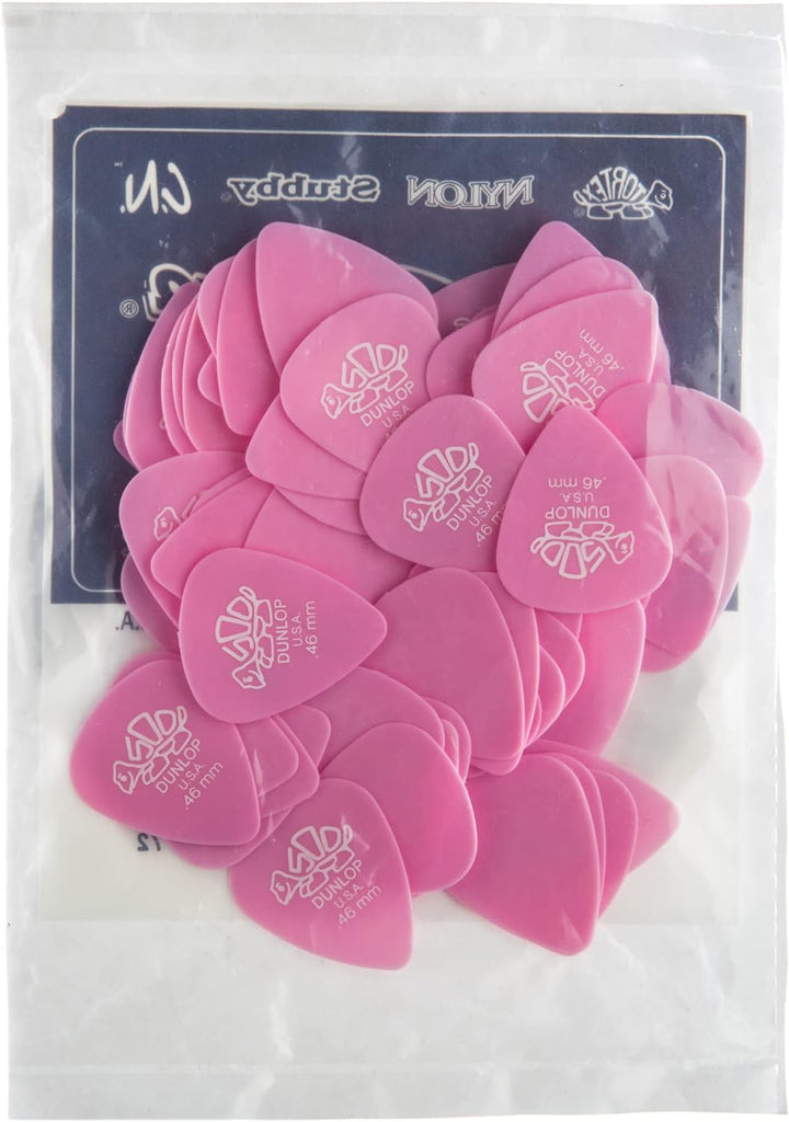 Médiators Jim Dunlop 0,46mm Delrin 500 0,46mm sachet de 72, 0,46mm