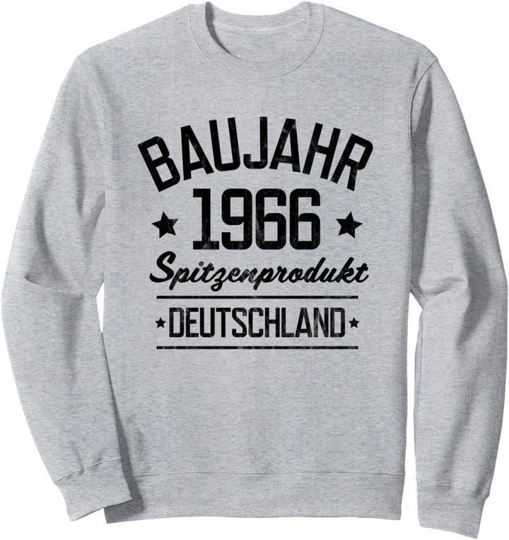 Geschenke für 54 Jahre alt Baujahr 1966 Deutschland Sweatshirt