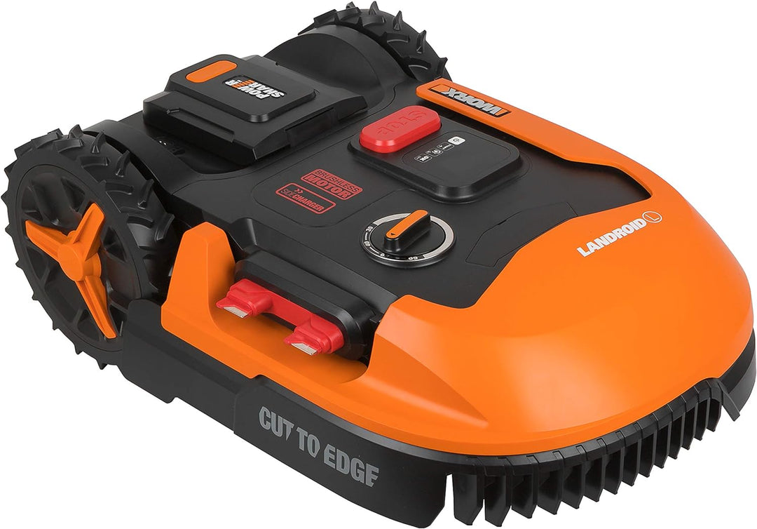WORX Landroid L WR147E Mähroboter/Akkurasenmäher für Gärten bis 1000 qm schwimmendes Mähdeck besonde