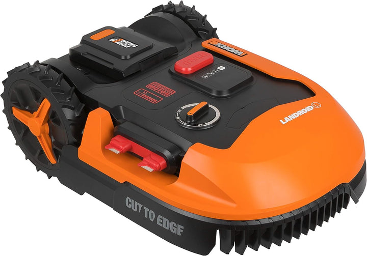 WORX Landroid L WR147E Mähroboter/Akkurasenmäher für Gärten bis 1000 qm schwimmendes Mähdeck besonde