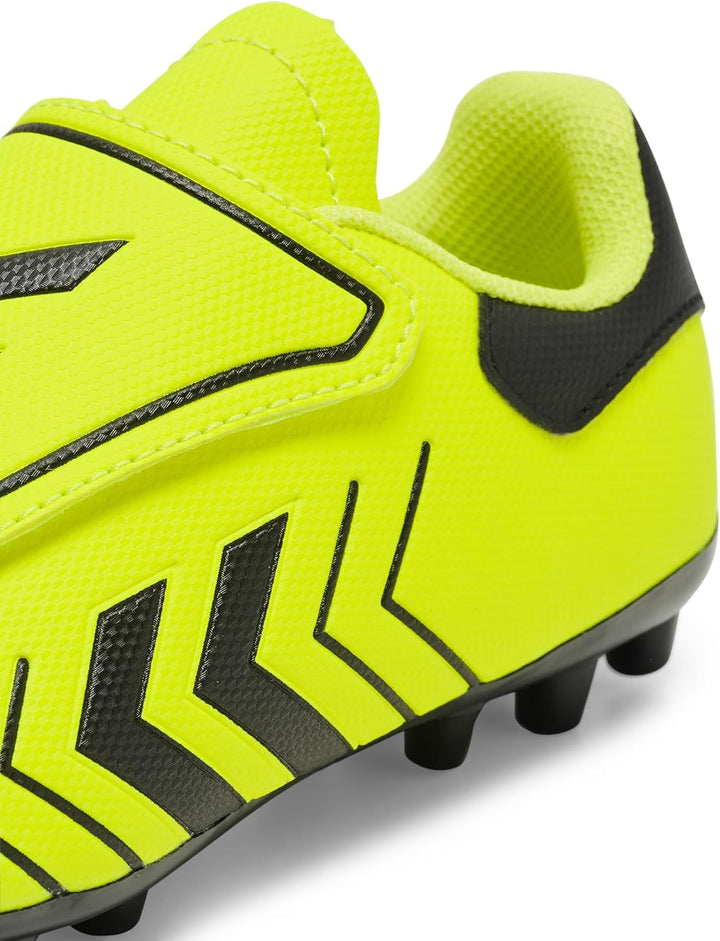 hummel Unisex Kinder Hattrick M.g. Jr Football Shoe 28 EU Safety Yellow, 28 EU Safety Yellow