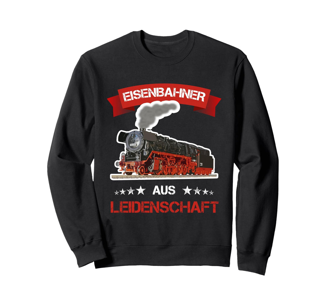 Eisenbahner aus Leidenschaft Modelleisenbahn Spruch Sweatshirt