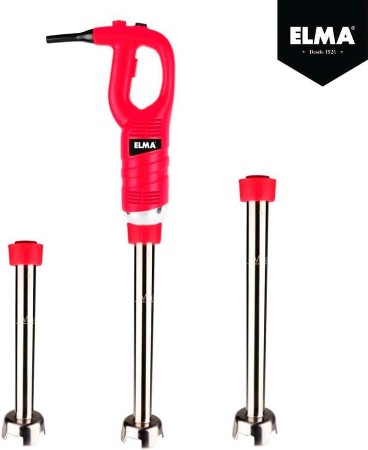 ELMA Professioneller Stabmixer 450W, 30 cm Edelstahl-Mixstab abnehmbar | Variable Geschwindigkeit 60