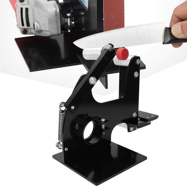 Schleifbandschleifer Zubehör, 50 mm Breite Bandschleifvorrichtung, Schleifpoliermaschine mit Adapter