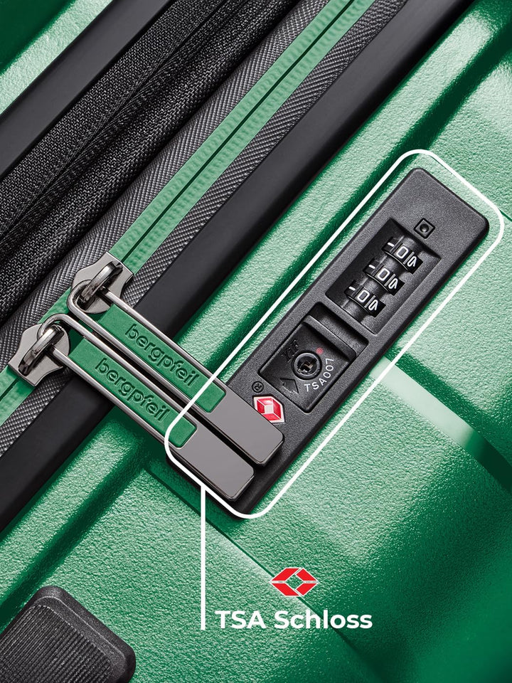 Koffer-Set 3-teilig |Hochwertiges Polypropylen-Material |mit Dehnfalte erweiterbares Koffer-Set Unis