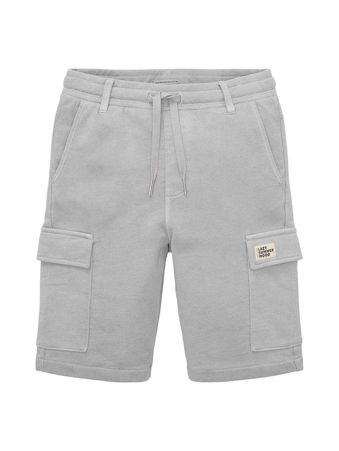 TOM TAILOR Jungen Kinder Cargo Bermuda Sweatshorts 152 17590 - Smoky Grey, 152 17590 - Smoky Grey