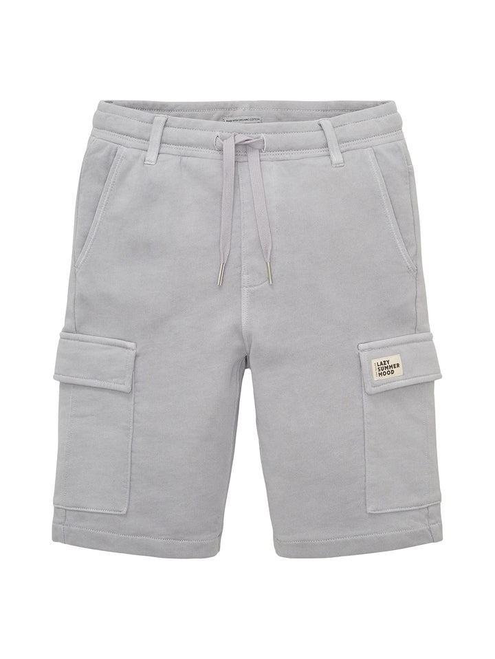 TOM TAILOR Jungen Kinder Cargo Bermuda Sweatshorts 152 17590 - Smoky Grey, 152 17590 - Smoky Grey