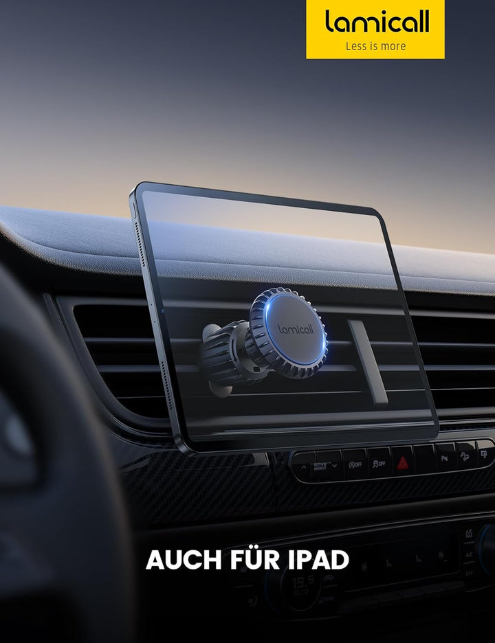 Lamicall Handyhalterung Auto Magnet, Handyhalter fürs Auto - 2026 Universal Lüftung KFZ Handy Autoha