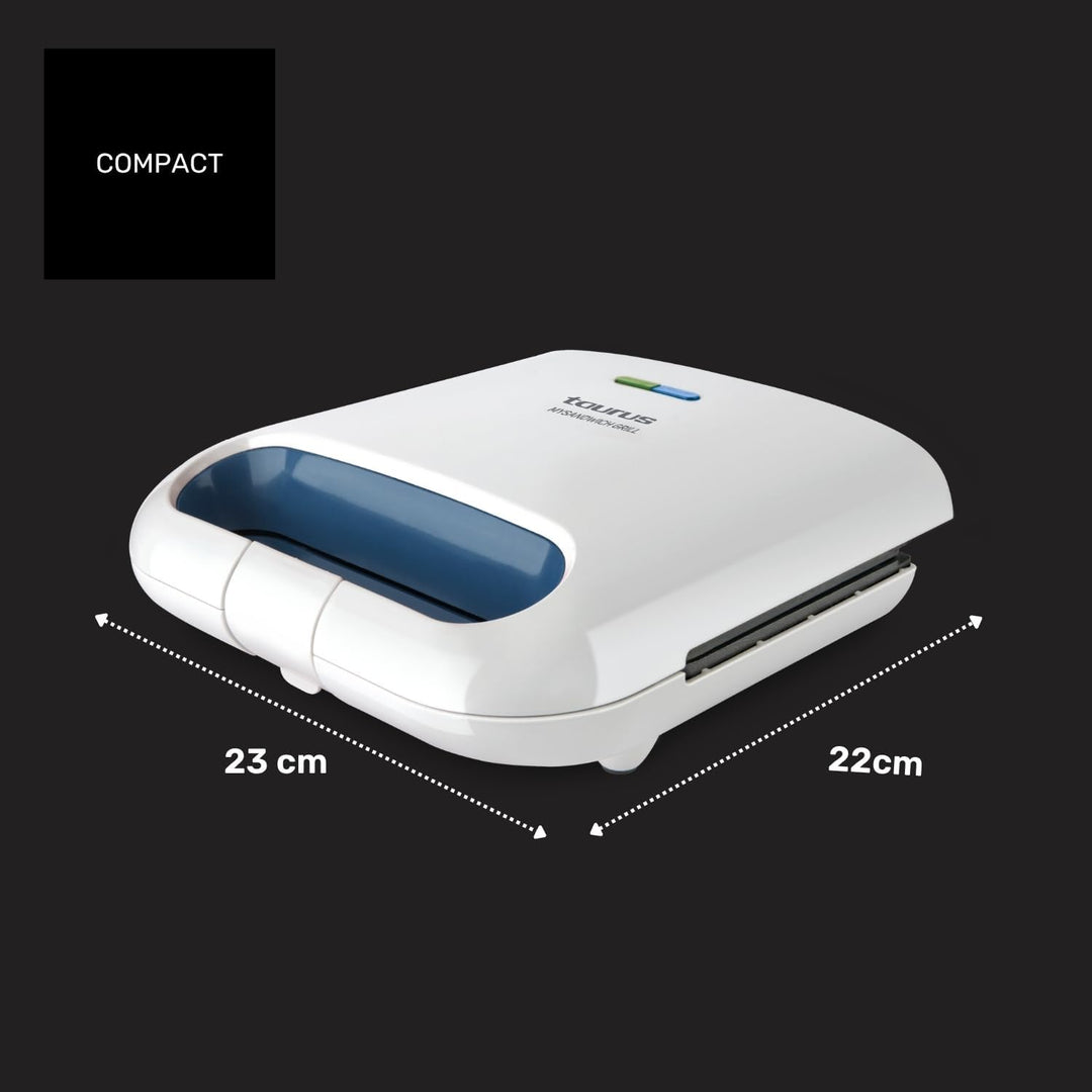 Taurus Mysandwich Grill Sandwichtoaster | Kunststoff | Schwarz 800W|Kunststoff, 800W|Kunststoff