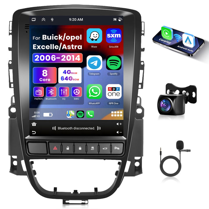 8 Core 4G+64G Wireless Carplay Android 13 Autoradio für Opel Astra J Buick Excelle XT GT 2006-2016 9
