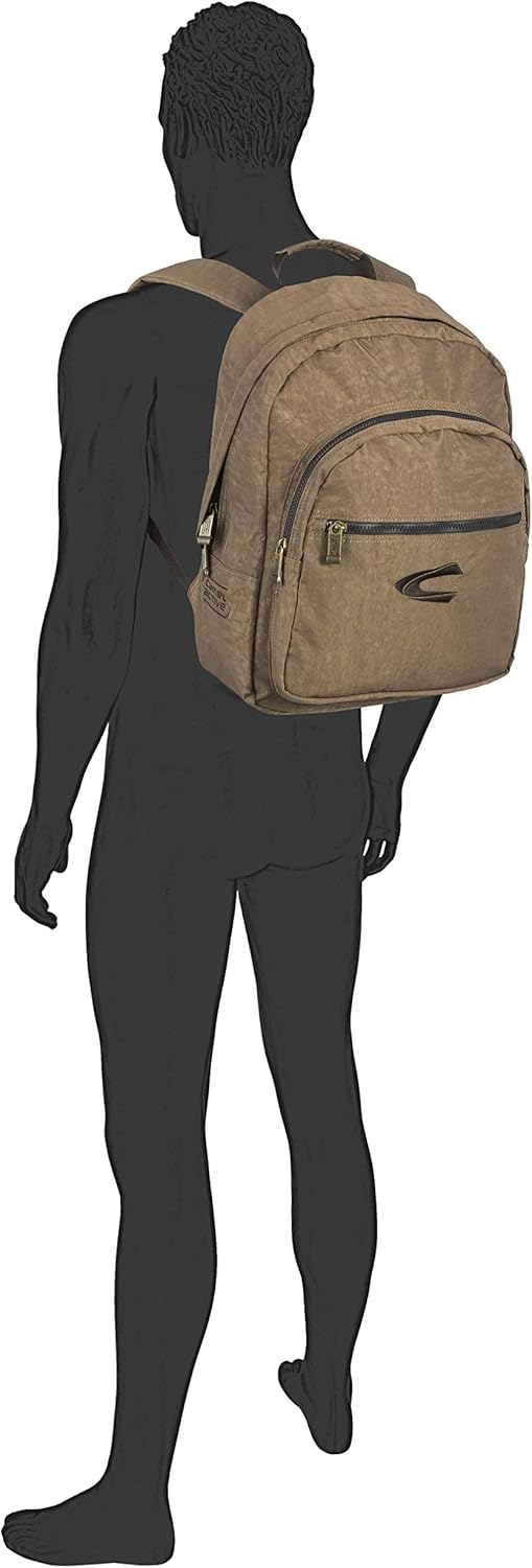 camel active Herren Journey Rucksack mit Organizerfach Sand M, Sand M
