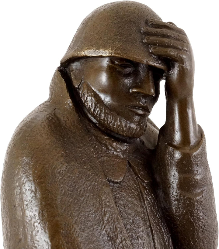 Kunst & Ambiente - Wanderer im Wind (1934) - Ernst Barlach Figur - Barlach Plastik - Skulpturen - Br