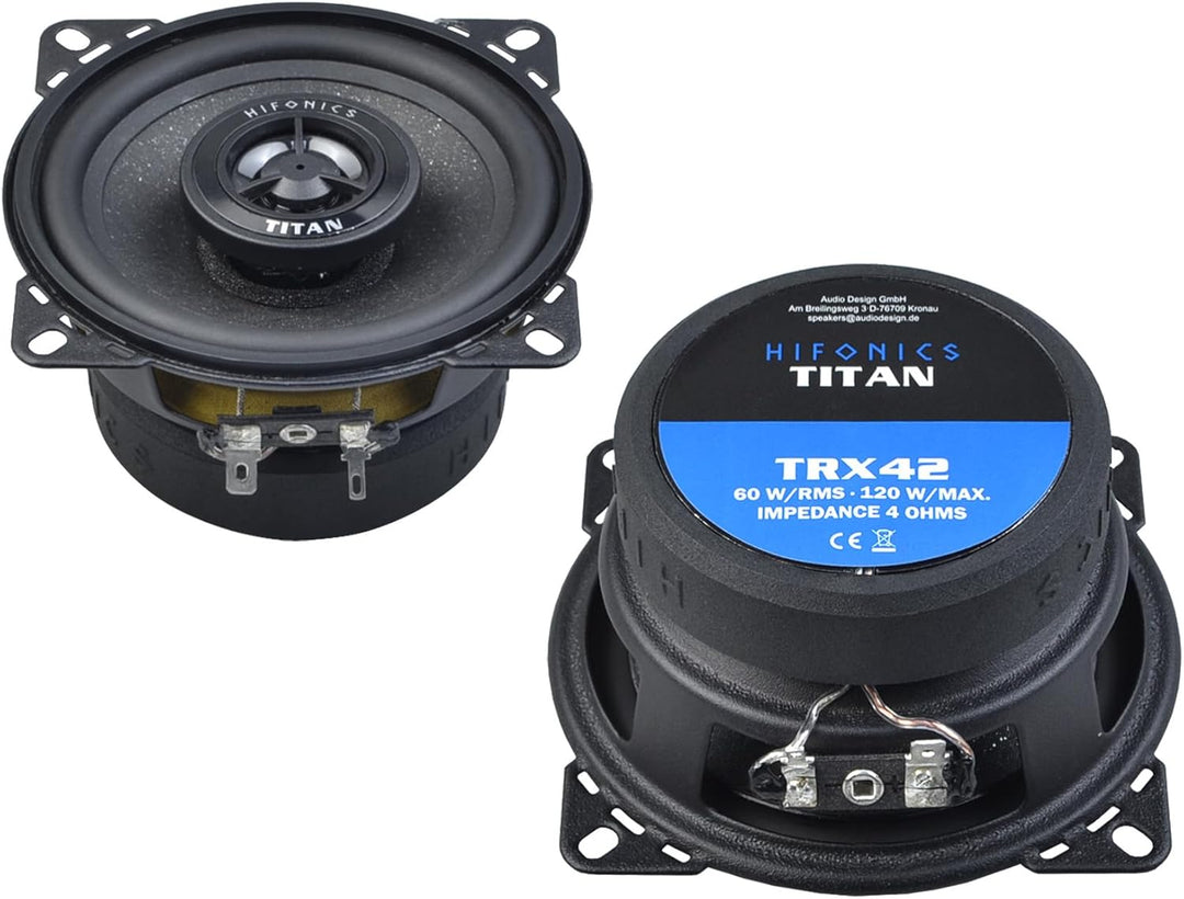 Hifonics Titan TRX42 | 10 cm (4") 2-Wege Koaxial-Lautsprecher