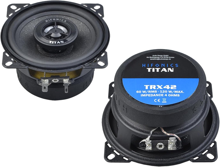 Hifonics Titan TRX42 | 10 cm (4") 2-Wege Koaxial-Lautsprecher