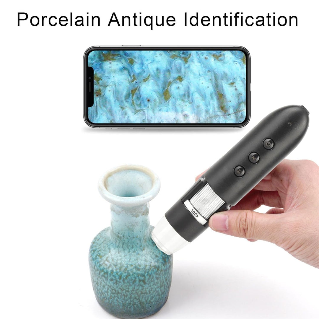 Haut-Haar-Detektor WIFI 500X Kopfhaut-Detektor Haut-Haar-Diagnose Analyse von Hochauflösendem Elektr