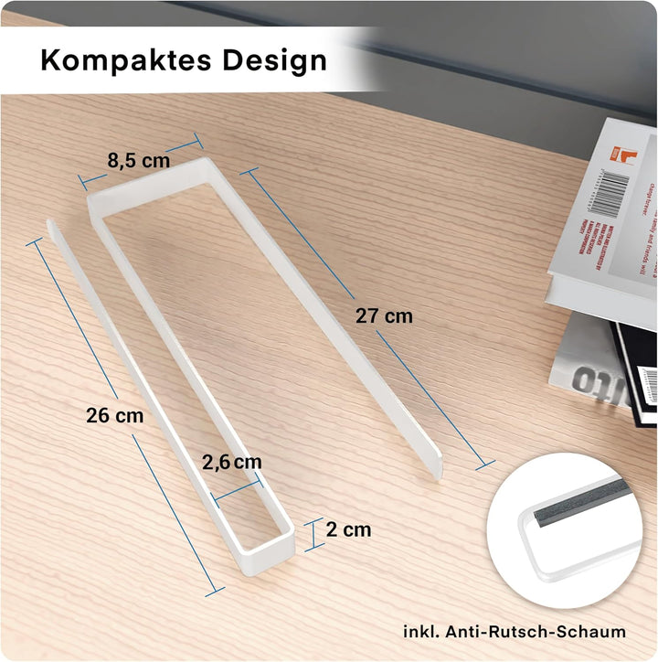 EDELREITER® Küchenrollenhalter ohne Bohren | hochwertiger Küchenrollenhalter Edelstahl | moderner Pa