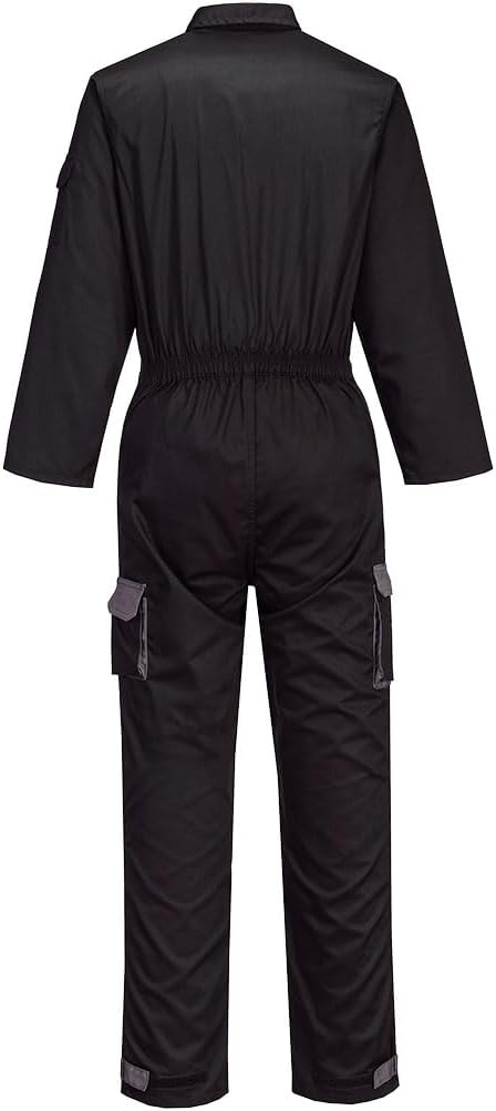Portwest Portwest Texo Kontrast Overall, Grösse: L, Farbe: Schwarz, TX15BKRL Schwarz L, Schwarz L