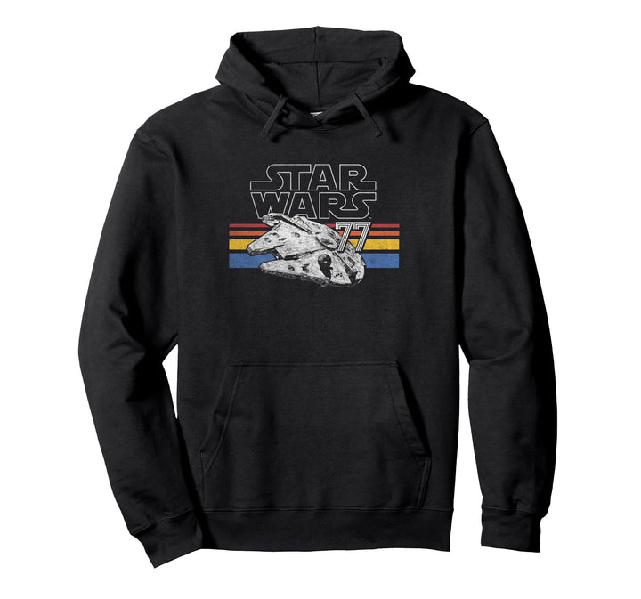 Star Wars Retro Falcon Stripes Pullover Hoodie