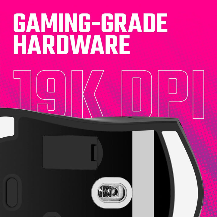 Cooler Master MM712 Kabellose Gaming-Maus, schwarz, mit einstellbarer 19.000 DPI, 2,4 GHz und Blueto
