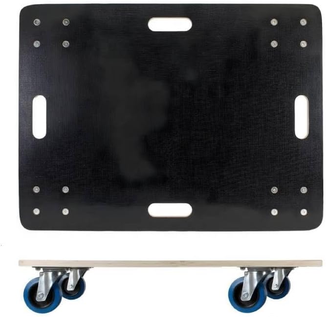 (2er-Set) Möbelroller/Transporthilfe | 60 × 40 cm | je 500 kg | Kompakt, stabil, bodenschonend – für