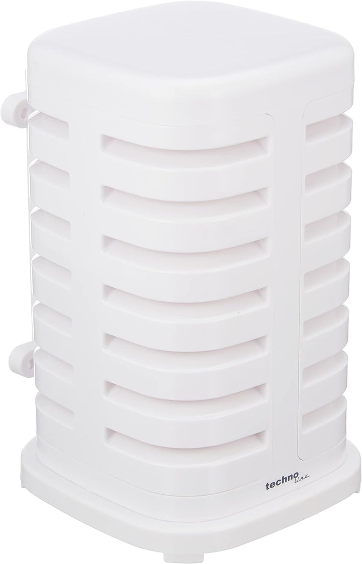Technoline WS6762weiss Funkwetterstation WS6762 mit Aussensender + TXCOVER, weiss Bundle mit Wetters