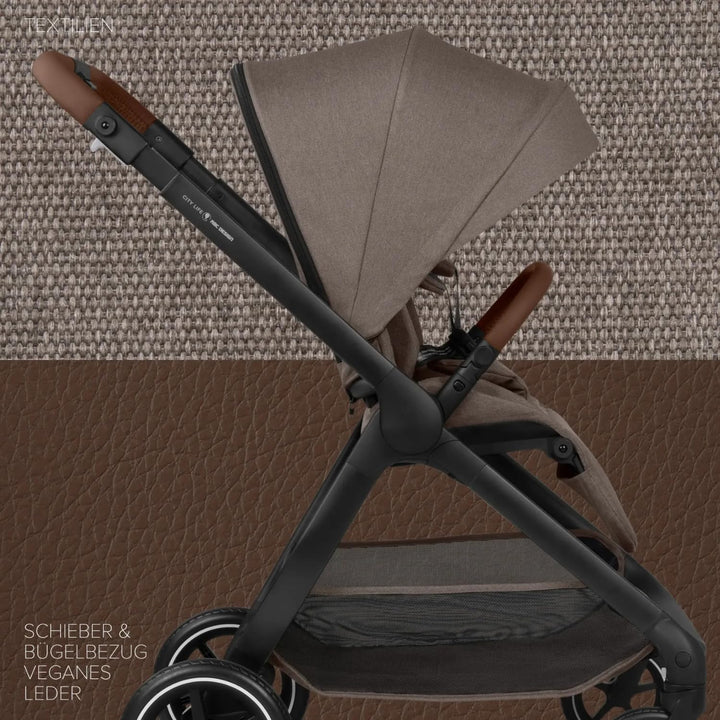 ABC Design City Life – Buggy & Sportwagen bis 22 kg, wendbare Sitzeinheit, Liegeposition, Teleskopsc