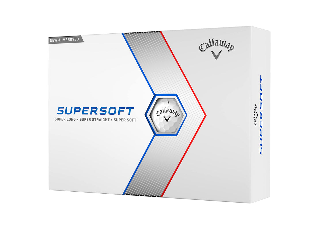 Callaway Supersoft Golfbälle 2023 Weiss, Weiss