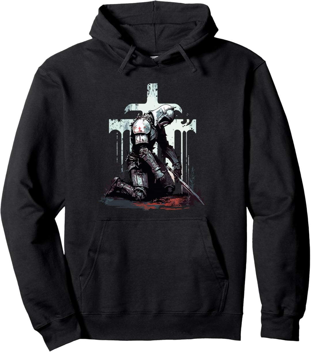 Crusader Knight Pullover Hoodie