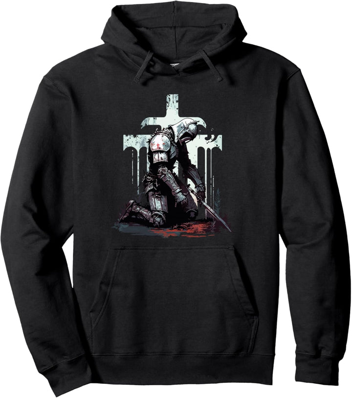 Crusader Knight Pullover Hoodie